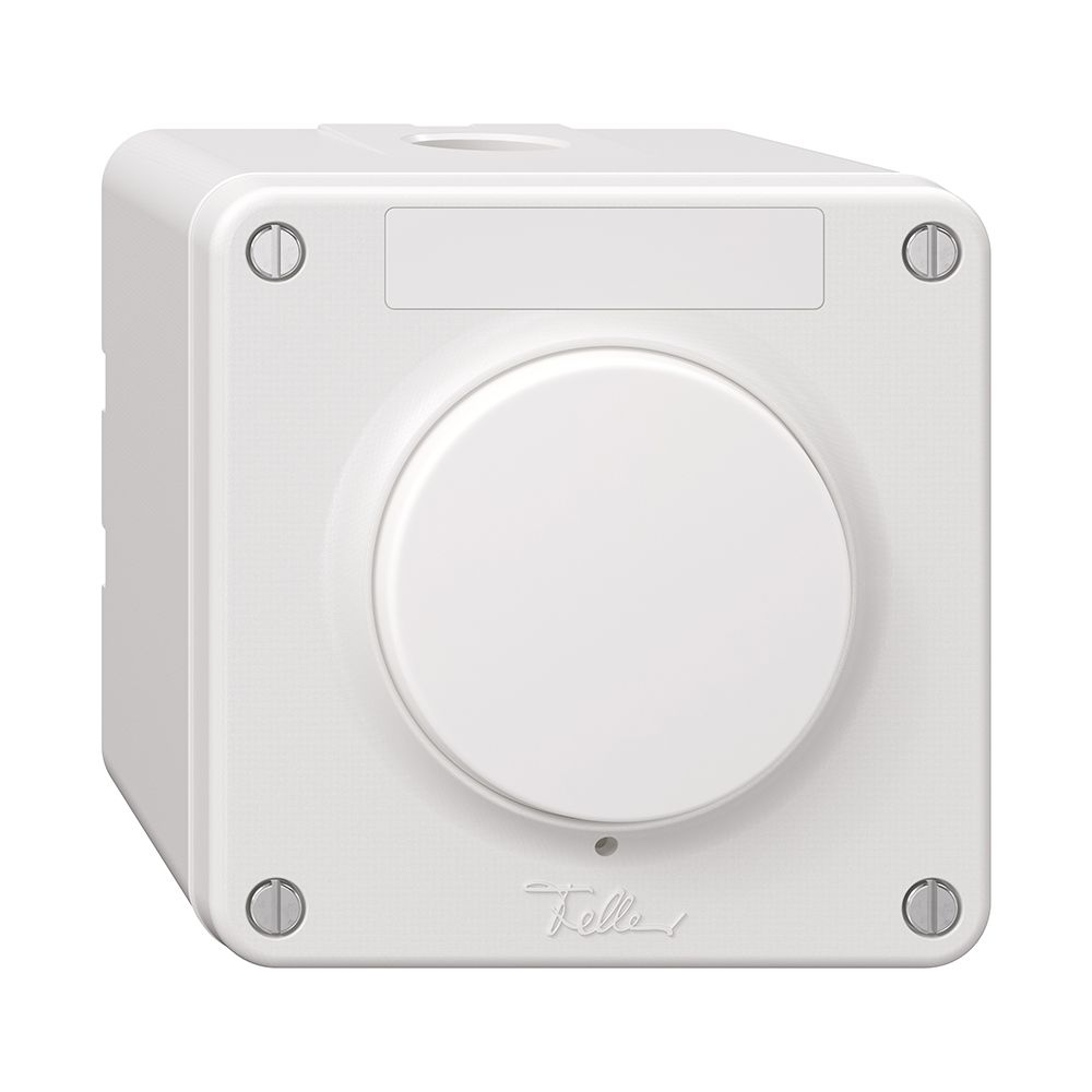 NAP-Sonnerie-Drucktaster NEVO m.Namensschild, Membr.ws, 16A 230 VAC m.Steckkl.ws