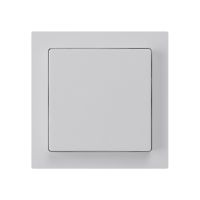 Frontset kallysto 60×60mm hellgrau für Druckdimmer/Babyswitch