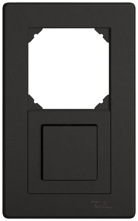 Combinaison ENC EDIZIO.liv SNAPFIX® 2×1 156×96mm vide+schéma 3/1L noir