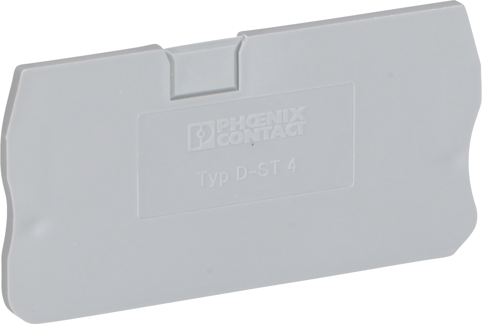 Abschlussdeckel zu ST 4 grau