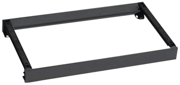 Socle Hager FZ914WE 1099×100×375mm complet noir acier