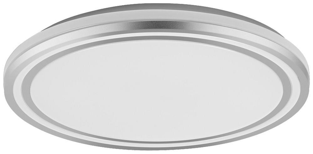 Plafoniera LED LEDVANCE Orbis Helman 24W 1500lm 830 Ø390×65mm argento