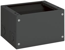 Zoccolo Hager univers 200×300×275mm per armadio FR nero RAL 9005