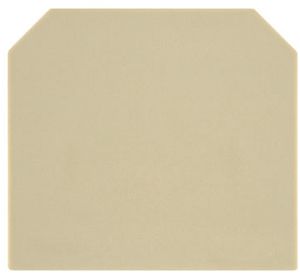 Plaque de fermeture Weidmüller AST1+5 DB 58×1.5mm beige