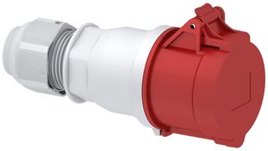 Kupplung CEE Bals 5P 32A 400V 3h rot IP44 vernickelt Quick C.