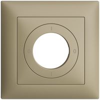Kit frontal EDIZIOdue 0-1-0-1 88×88mm sand pour interrupteur à clé