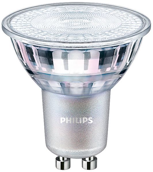 Lampe LED Philips MASTER GU10 2.8W 270lm 930 clair 36° Ø50×54mm