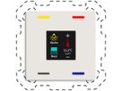 EB-Bediengerät KNX MDT BE-TAS60T4.01 4T/4B Display weiss matt