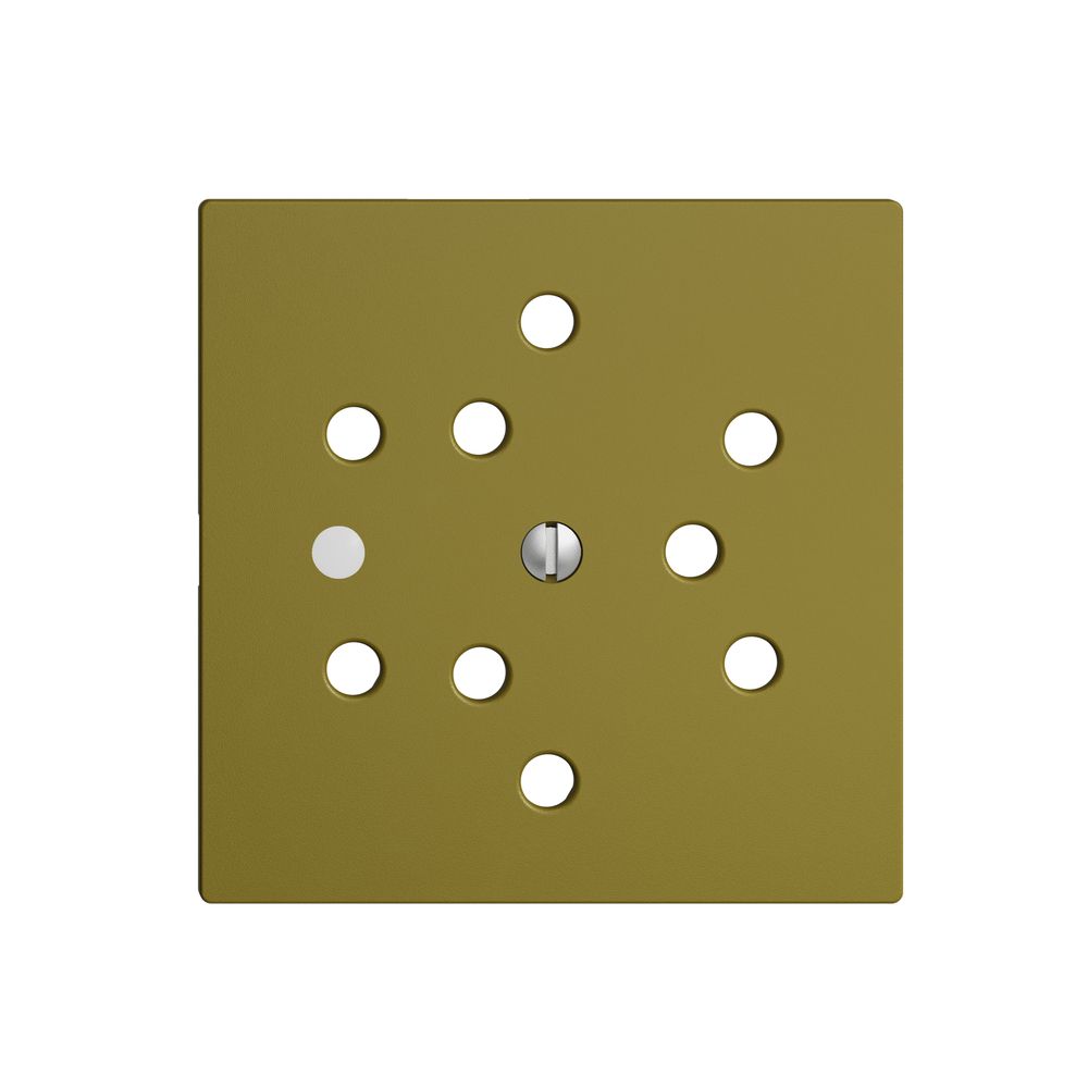 Kit frontale EDIZIOdue olive 60×60mm 3×T12 con lente