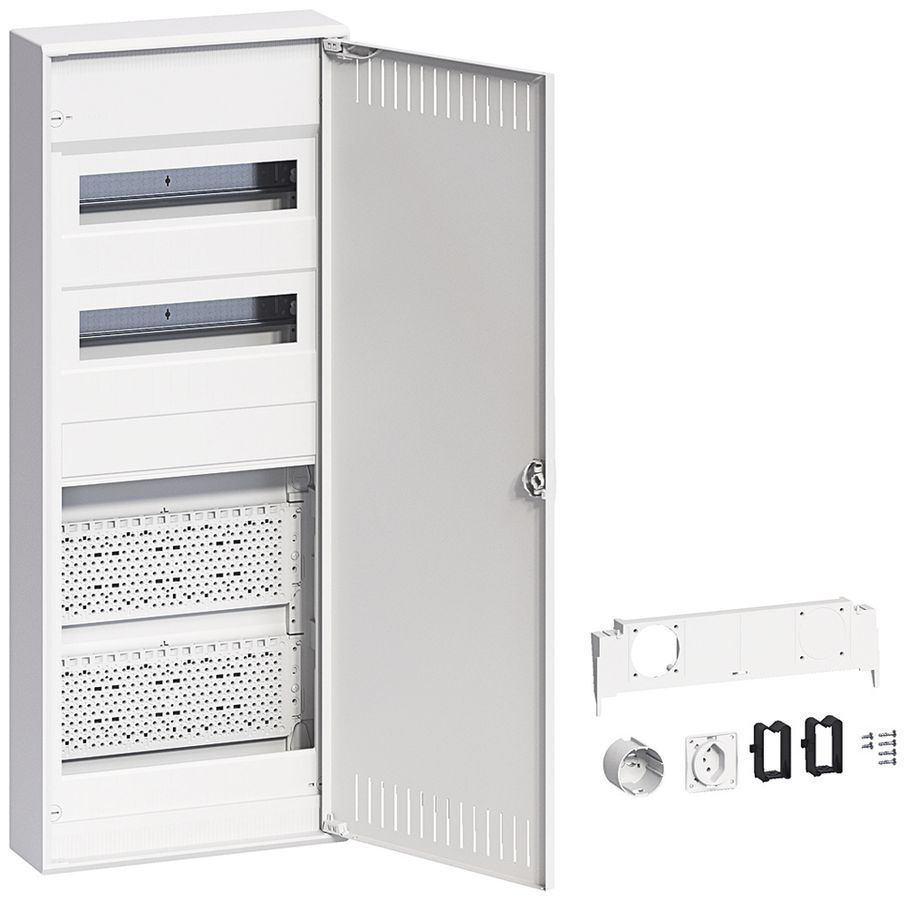 AP-Kleinverteiler Hager volta 2-reihig 12TE Tür IP30 348×880.5×94.5mm