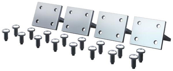 Montageplatte Rittal SV 9666.740 Verbinder/Trennsteg Al 4Stk