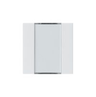 Frontset Hager kallysto 2×KNX systemlink/easylink weiss