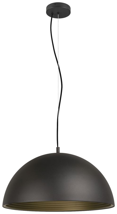 Pendelleuchte SLV FORCHINI M 50 E27 1×40W DIM Ø500mm schwarz/gold