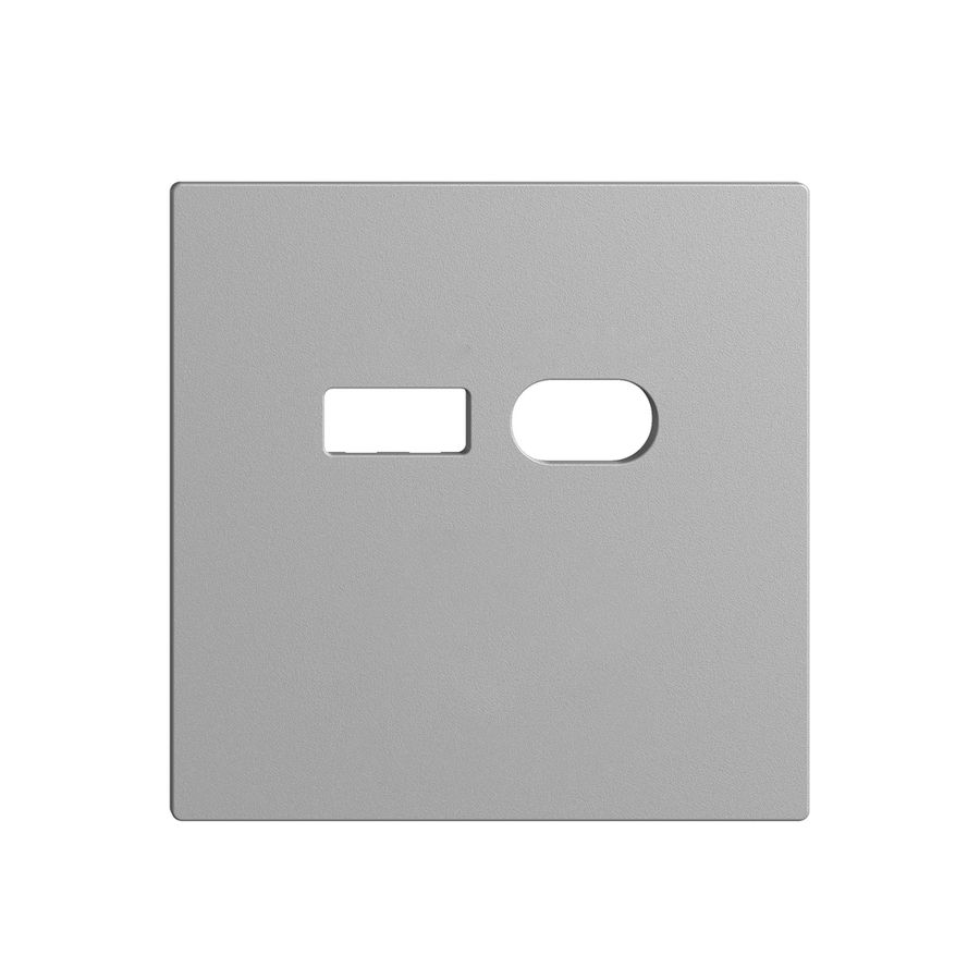 Montageset Feller EDIZIOdue für Steckdose USB 18W Typ A + Typ C silver