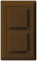 Combinaison ENC kallysto.line grd.I-I verticale 2×poussoir brun