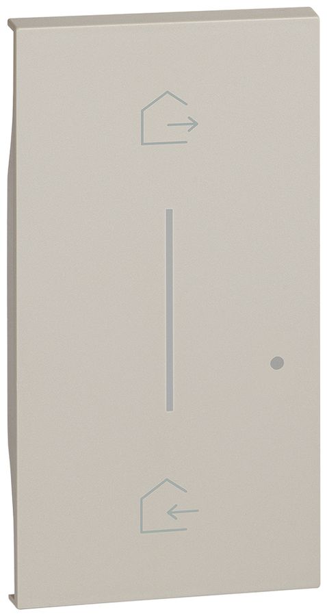 Cache Living Now with Netatmo 2 modules pour commande arrivée/départ sand