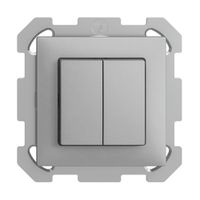 UP-Druckschalter/-taster Feller EDIZIOdue A-R+3/1L silver