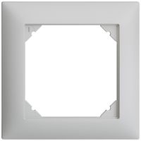 UP-Kopfzeile EDIZIOdue SNAPFIX® 1×1 horizontal und vertikal 88×88mm hellgrau
