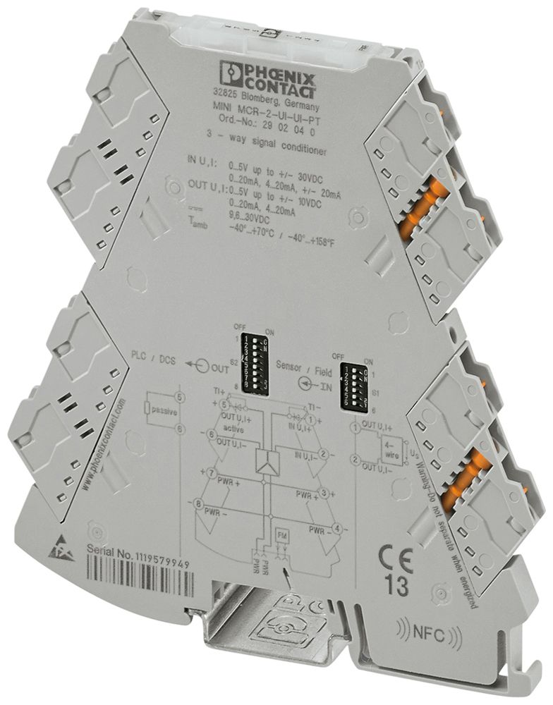 Isolatore galvanico PX MINI MCR-2-UI-UI-PT