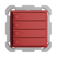 UP-KNX-Taster RGB EDUE, 250mW, o.LED, 4×Taste, 1×Tastenb., ber