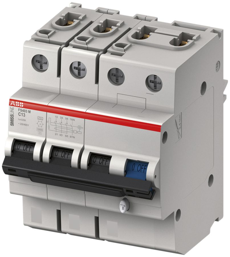 Fehlerstrom-/Leitungsschutzschalter SMISSLINE TP S 10A 30mA