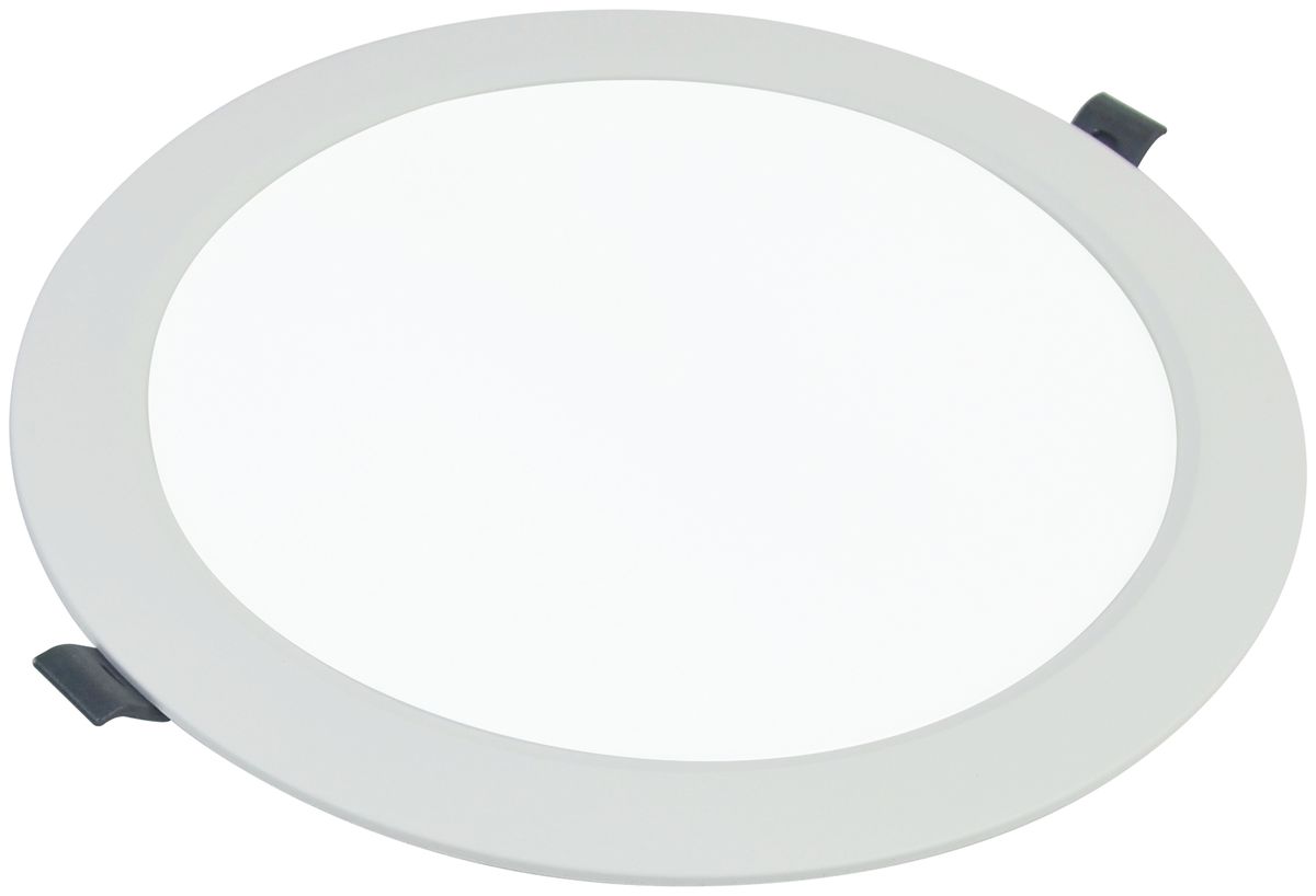 Downlight LED DOTLUX CIRCLEflat 6W 290lm 3000K 120° c.driver bianco