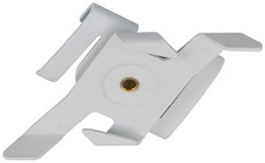 Montageklammer SG ShopLine Stahl 90×60×10mm weiss