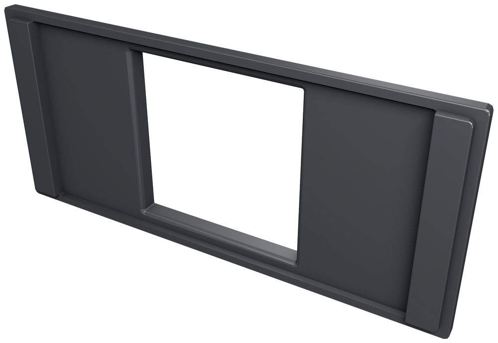 Cache R&M 210 45×45mm 1 port noir