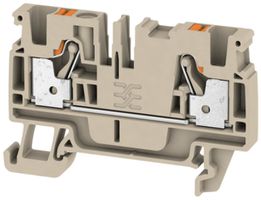 Borne de passage Weidmüller A2C PUSH IN 4mm² TS35 beige