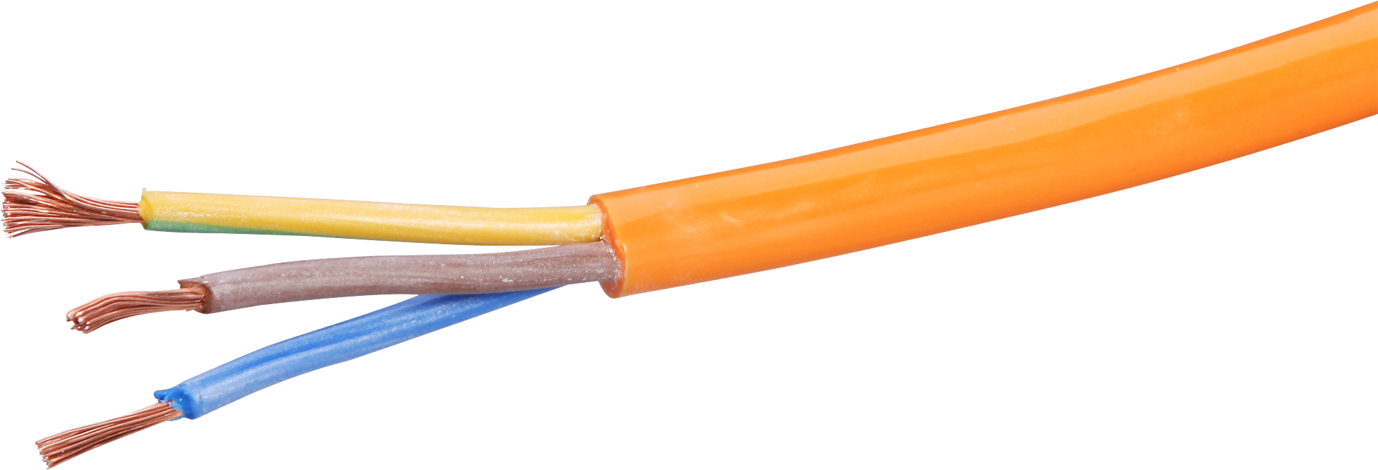 Kabel EPR-PUR 3×2.5mm² LNPE orange