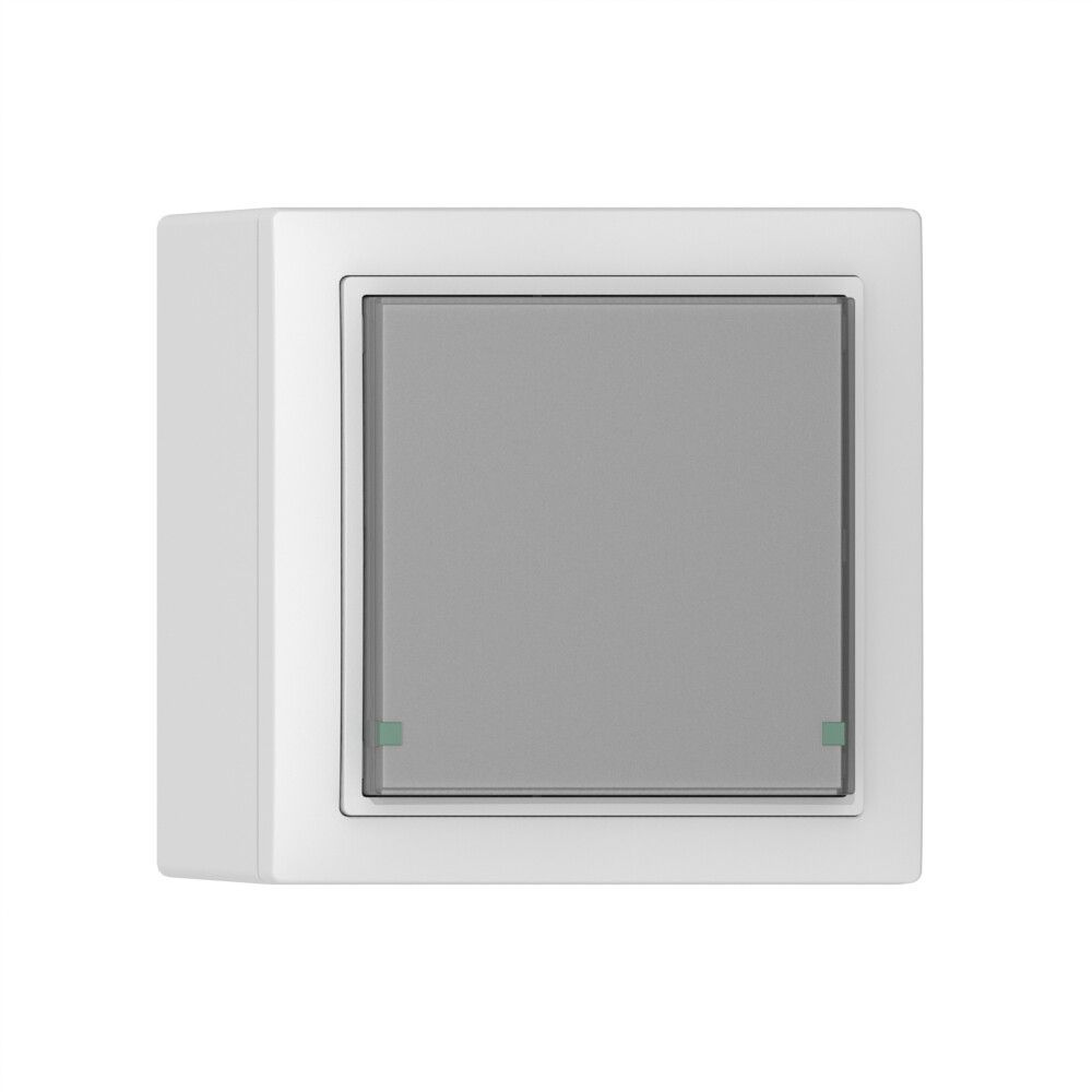 AP-Taster SIDUS 1/2 mit LED weiss
