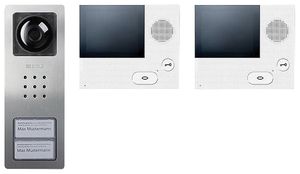 AP-Audio-Set Siedle, Bus-System Basic, 2 Ruftasten, weiss