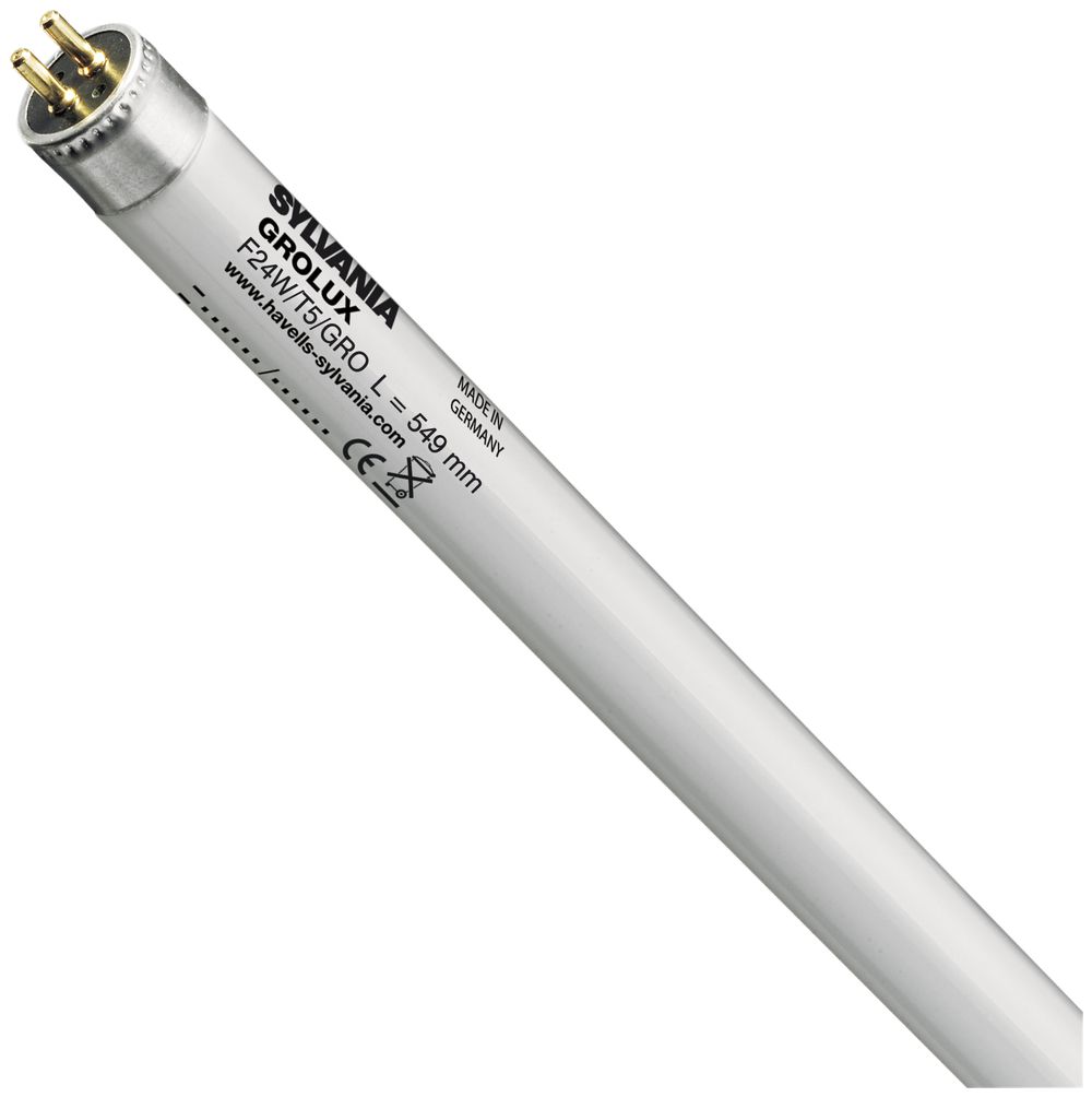Lampada fluorescente FHO T5 G5 24W GroLux