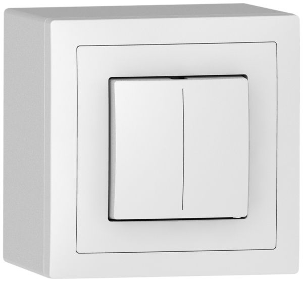 AP-Tastsensor ABB Sidus KNX Basic 1/2, weiss