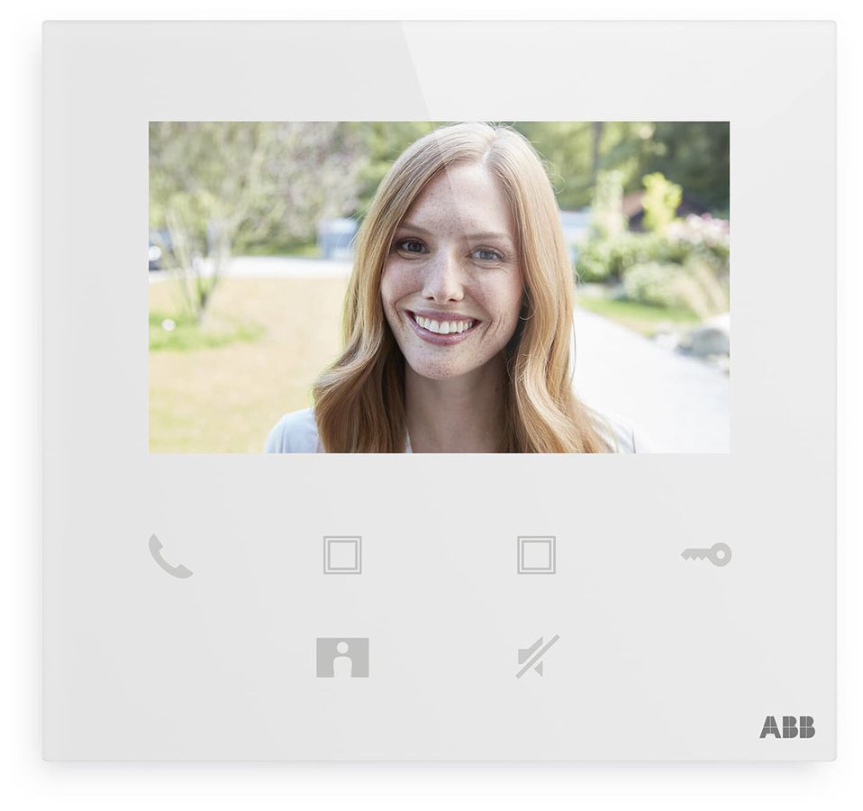 Station intérieure vidéo ABB-Welcome M22401-W-04 WLAN touch-display 4.3'' blanc