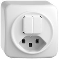 AP-Kombination STANDARDdue SNAPFIX® 2×Sch3+T23 ws