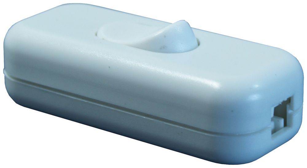 Interruttore a cordone ELBRO 2A 250V 1L 70×26×16mm bianco