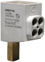 Stiftanschlussklemme Flury DSDT 2×2.5…16mm² 50A