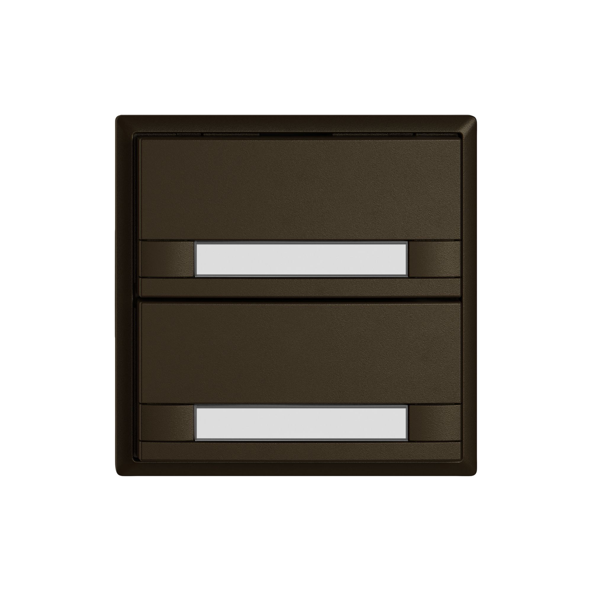 Pulsante KNX RGB EDIZIO.liv SNAPFIX® sensore temp.s.LED targ.2× com.2T ma