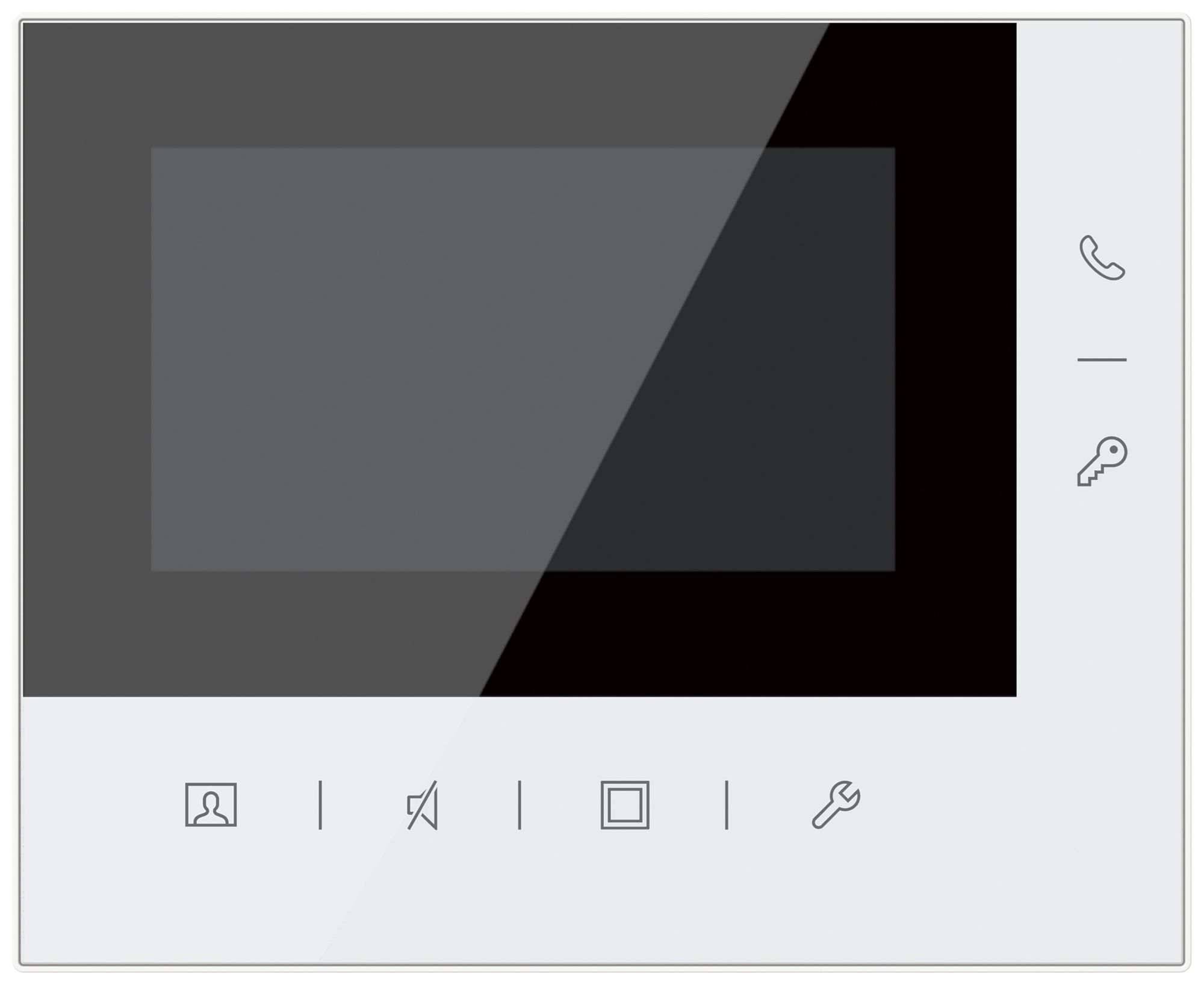 AP-Innenstation Video ABB Welcome Mit Video Bedienung Türöffner weiss