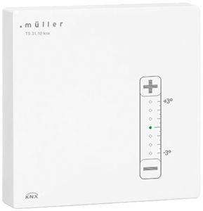 Thermostat d'ambiance KNX AP müller TS 31.11 5×DI/AI régulateur blanc