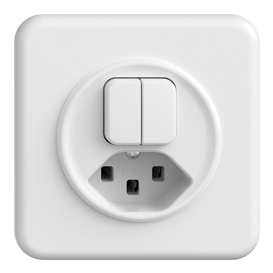 UP-Kombination A-R+3/1L+T23 16A STANDARDdue weiss