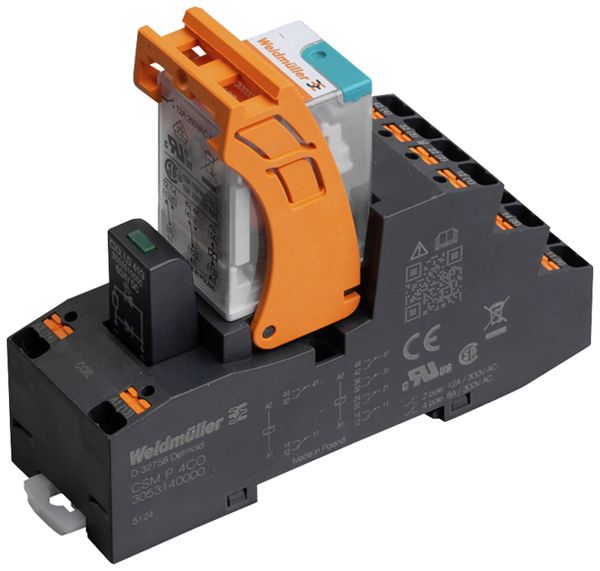Relais WM CRMKIT P L/D 4CO 7A AgNi 19.2…26.4VDC LED Steckanschluss RT I