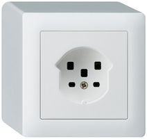 AP-Steckdose kallysto T25 weiss Schraubklemme