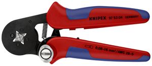 Crimpzange KNIPEX Selbsteinstellend für Aderendhülsen 180mm