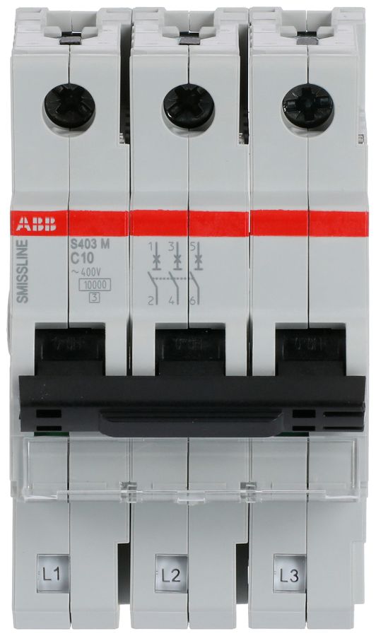 Disjoncteur SMISSLINE TP S 3×10A C 10kA