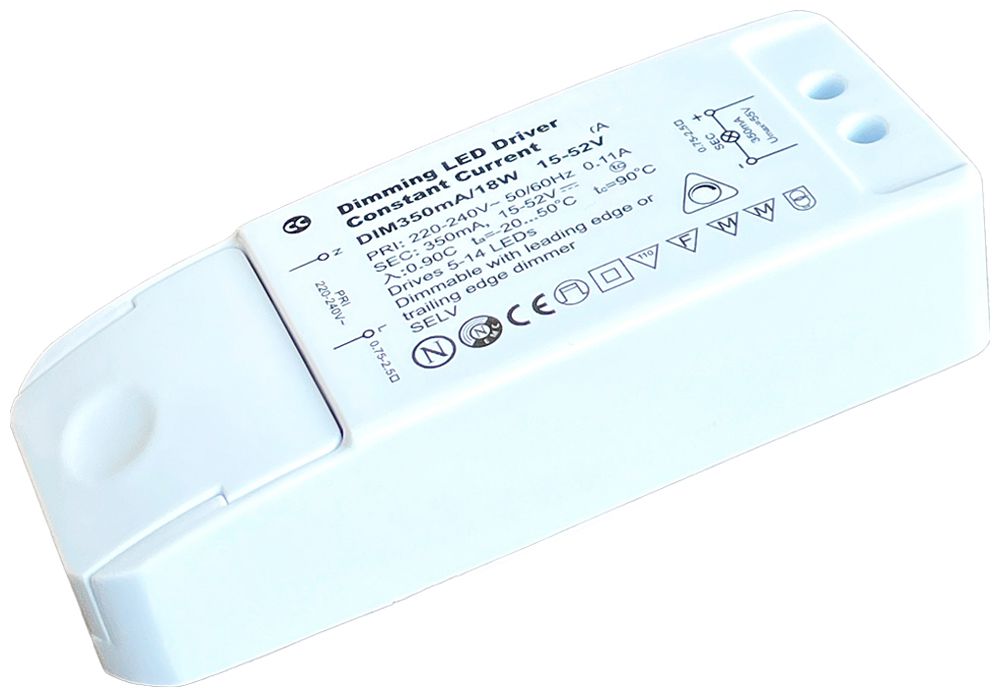 Alimentation LED Elektrogros 5.25…18W 15…52V 350mA VAR