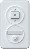 Combinazione INC origin pulsante luminoso + suoneria 88×148mm bianco
