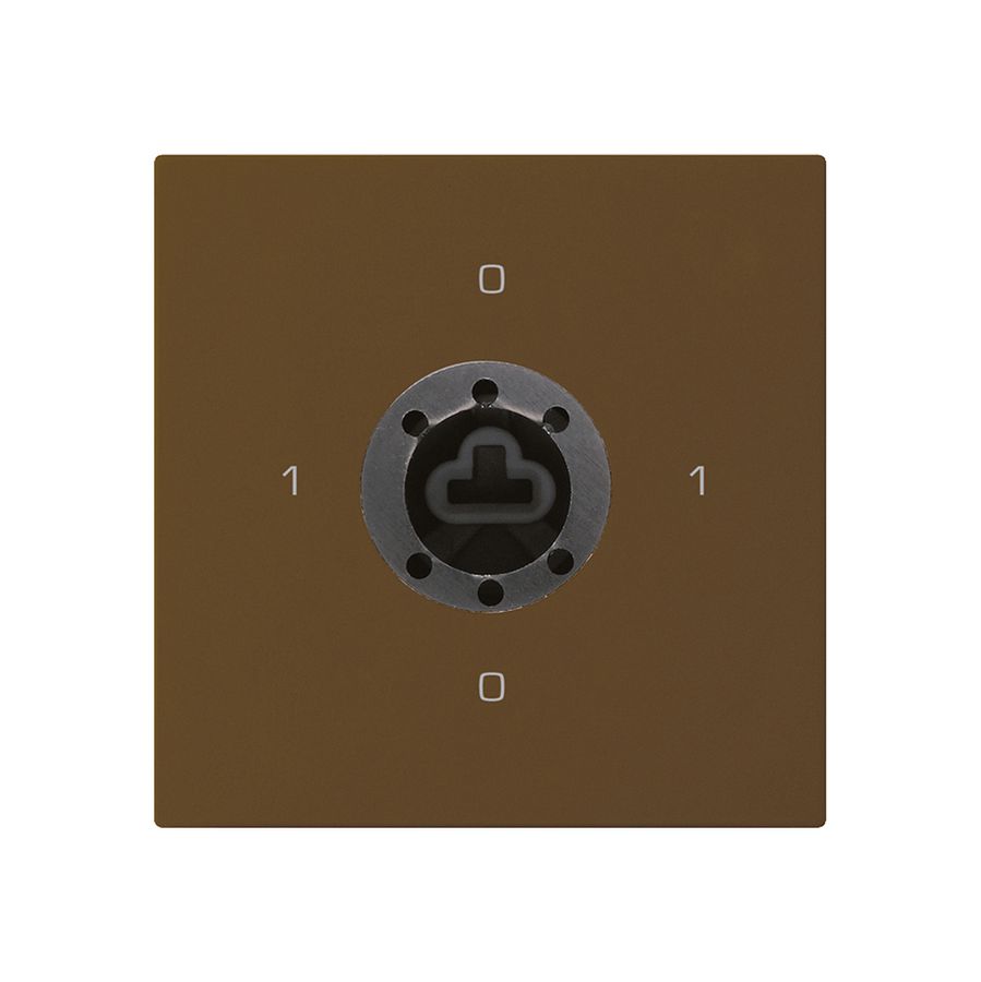 Intérieur interrupteur à clé kallysto 0/3L brun p.serrure de sûreté s.cylindre