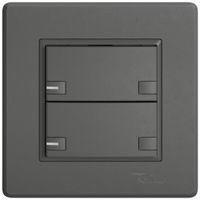 UP-Universaltaster EDIZIO.liv UNI SNAPFIX® m.LED RGB 2× 2-Tbed.dgu